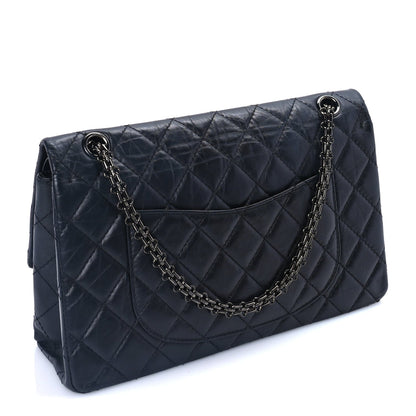Chanel Aged Calfskin Quilted 2.55 Reissue 226 Flap So Black 2 of 9