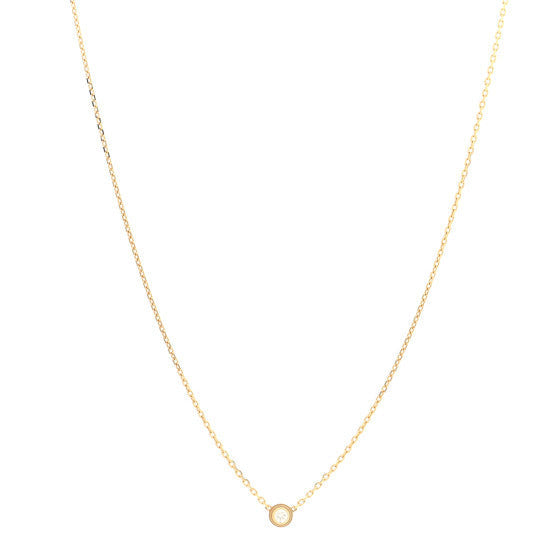Cartier 18K Yellow Gold Diamond XS D'Amour Pendant Necklace 1 of 1