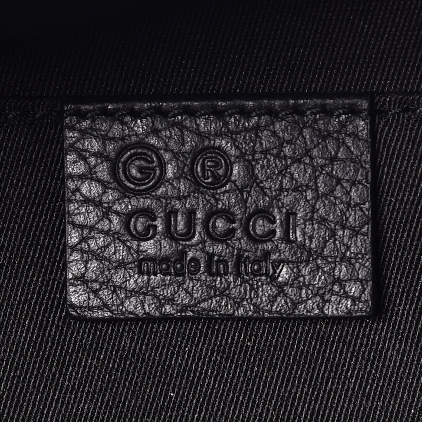 Nylon Monogram Fanny Pack Belt Bag Black