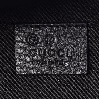 Gucci Nylon Monogram Fanny Pack Belt Bag Black 9 of 10