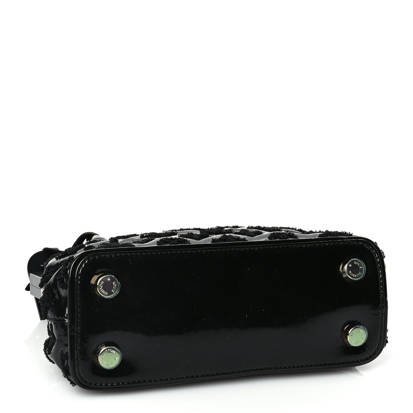 Patent Lambskin Fascination Lockit BB Frame Black