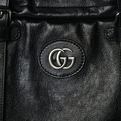 Gucci Piuma Lux Energy Monochrome Double G Drawstring Tote Black 7 of 9