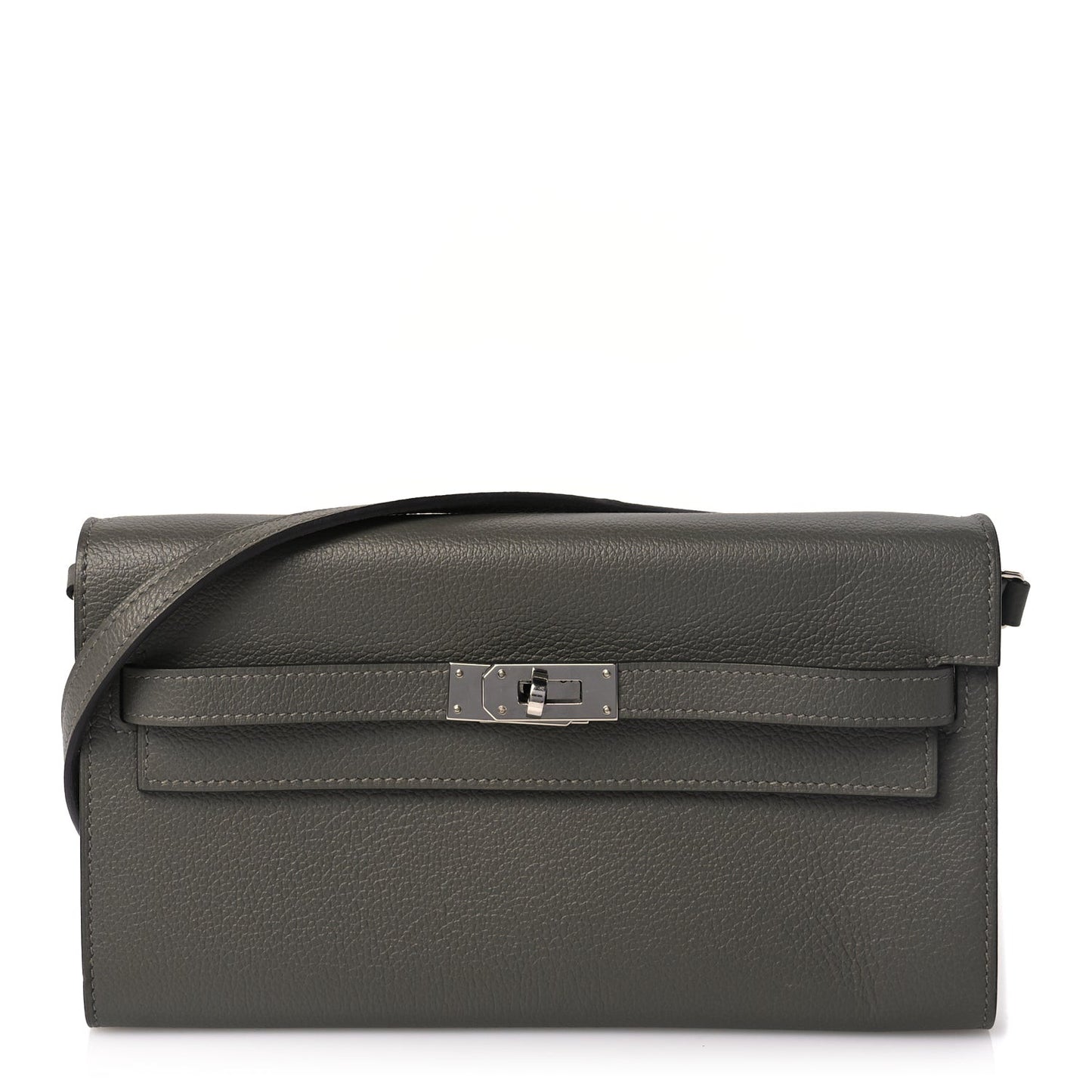 Evercolor Kelly Wallet To Go Gris Meyer