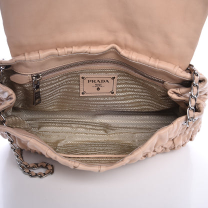 Prada Nappa Gaufre Flap Shoulder Bag Cammeo 8 of 8