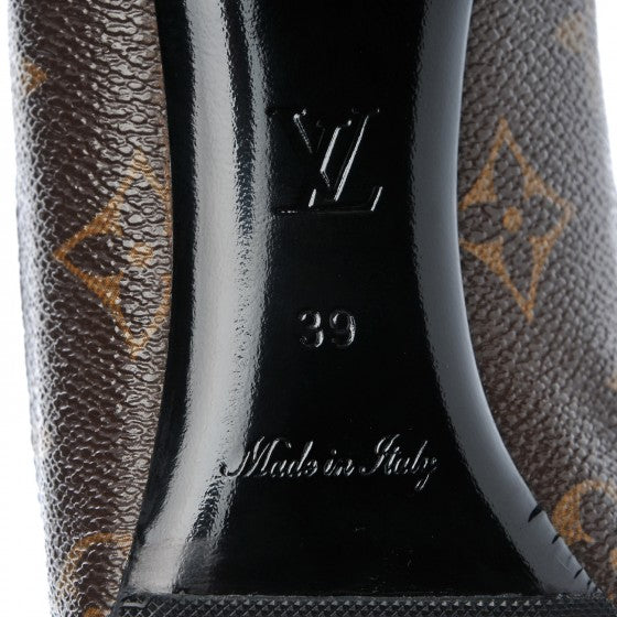 Patent Monogram Fetish Pump 39