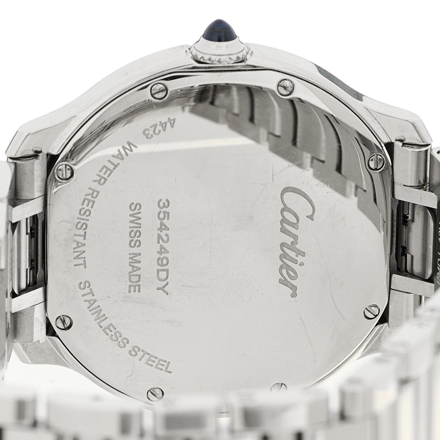 Stainless Steel 36mm Ronde Must de Cartier Quartz Watch