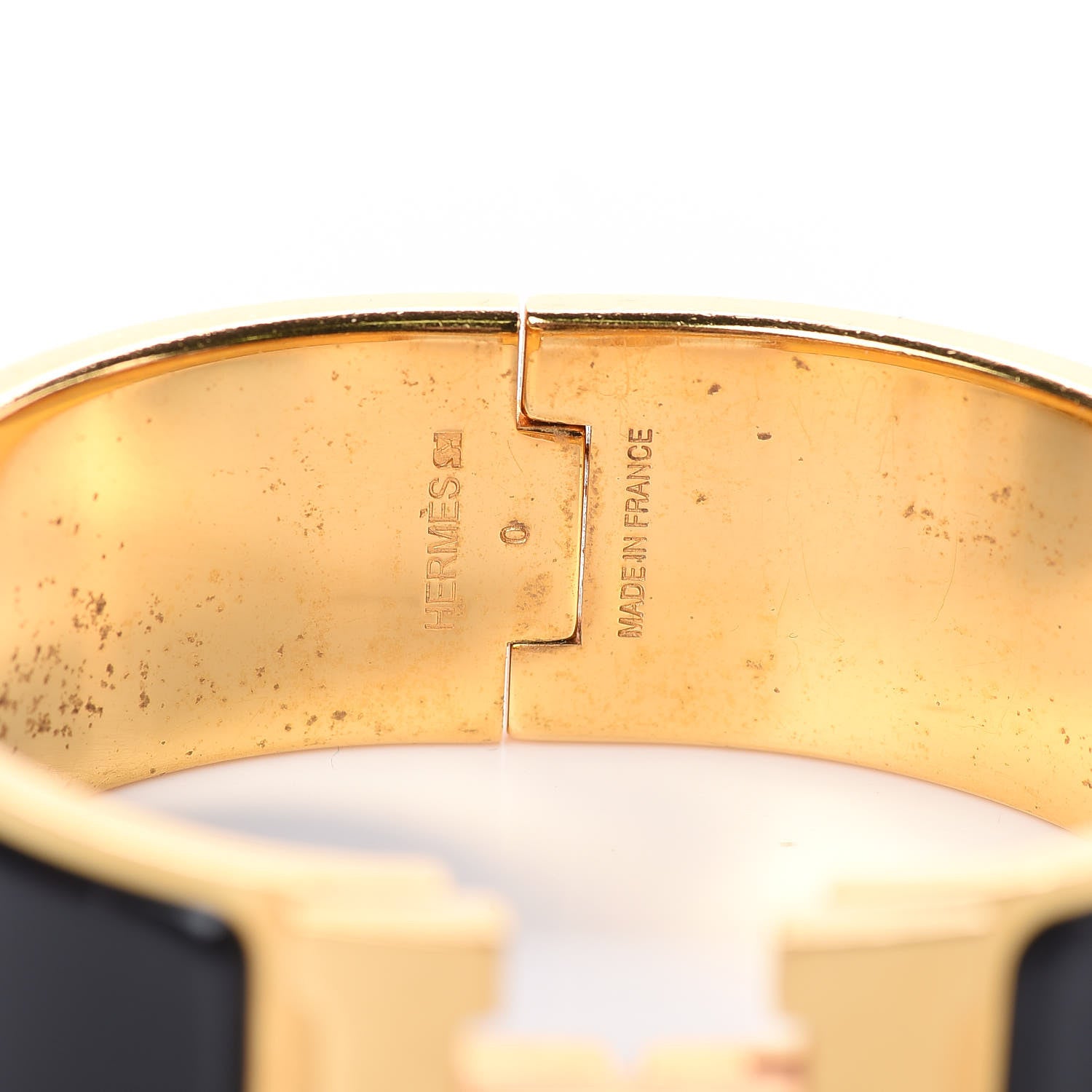 Hermes Enamel Wide Clic Clac H Bracelet PM Black 4 of 8