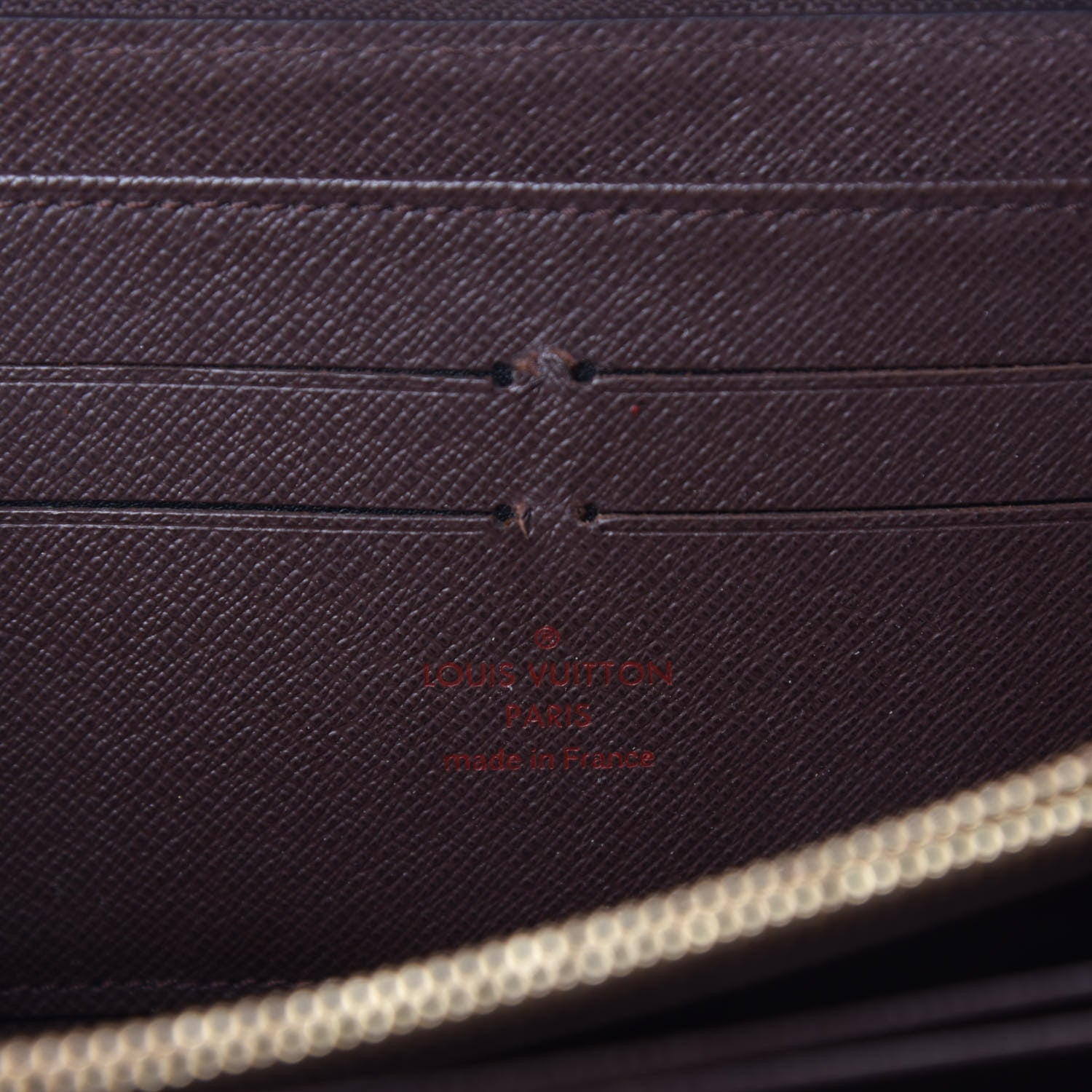 Louis Vuitton Damier Ebene Zippy Wallet 6 of 7