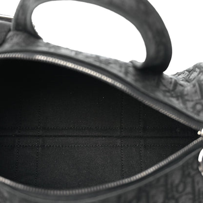 Christian Dior Oblique Jacquard Zipped Messenger Bag Black 4 of 8