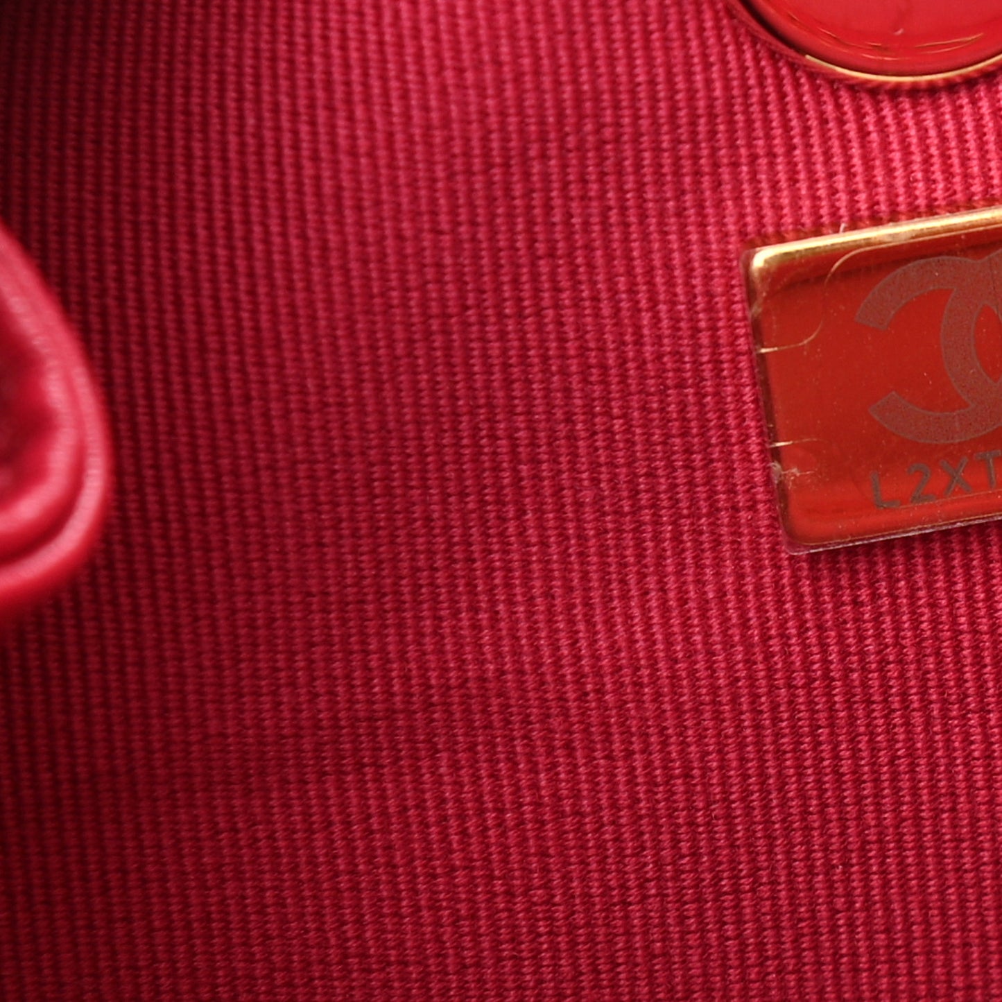 Glazed Aged Calfskin Quilted Small Duma Drawstring Backpack Red