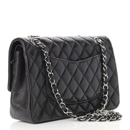 Chanel Lambskin Quilted Medium Double Flap Black 3 of 10