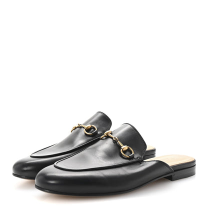 Gucci Calfskin Womens Princetown Slippers 37 Black 4 of 7