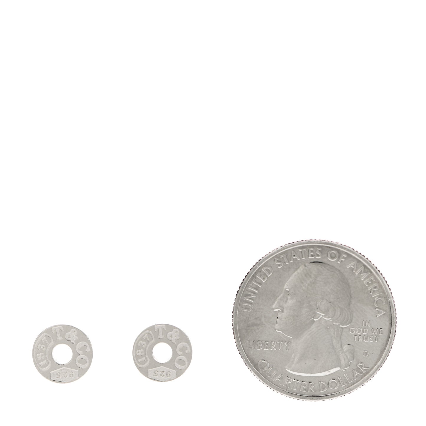 Sterling Silver 1837 Circle Earrings