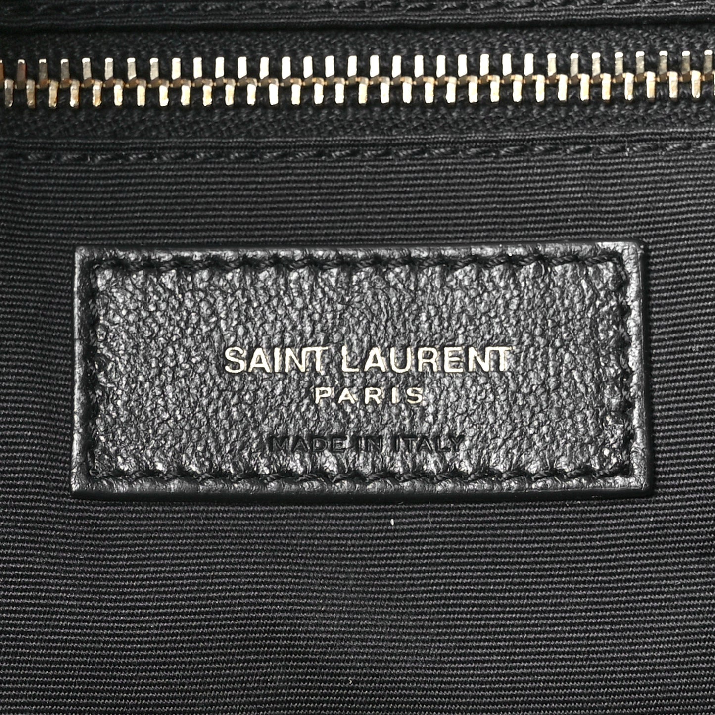 Lambskin Quilted Pochon Drawstring Tote Bag Black