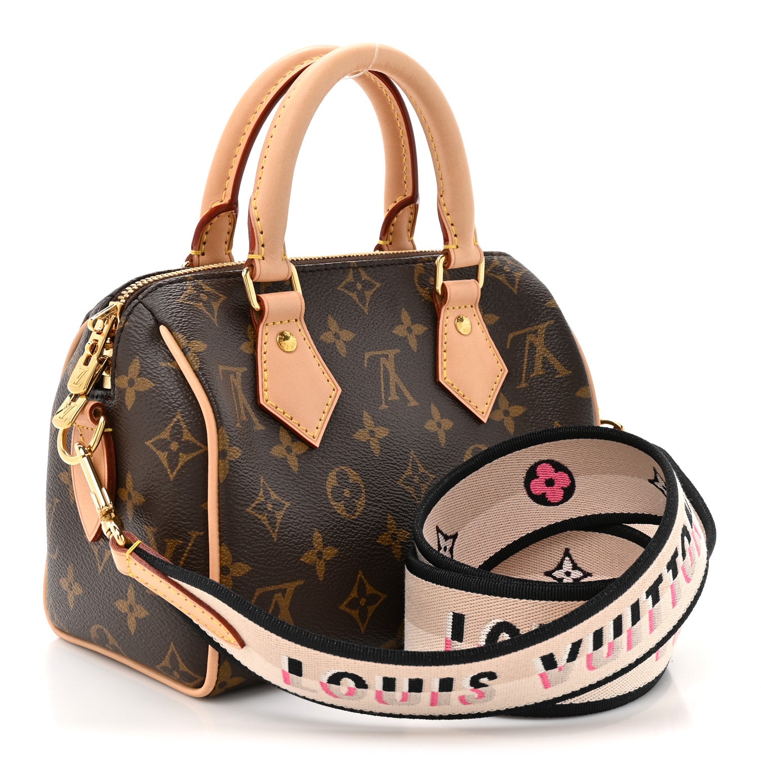 Louis Vuitton Monogram Speedy Bandouliere 20 Black 3 of 12