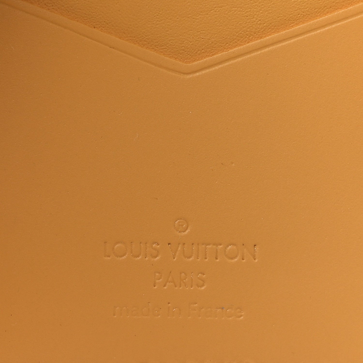 Louis Vuitton Grained Calfskin Aerogram Pocket Organizer Safran 6 of 6