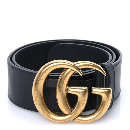 Gucci Calfskin Double G 40mm Belt 70 28  Black 1 of 5