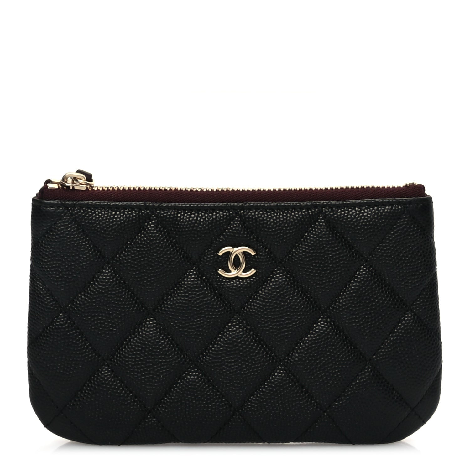 Chanel Caviar Quilted Small Cosmetic Case Black 1 of 9
