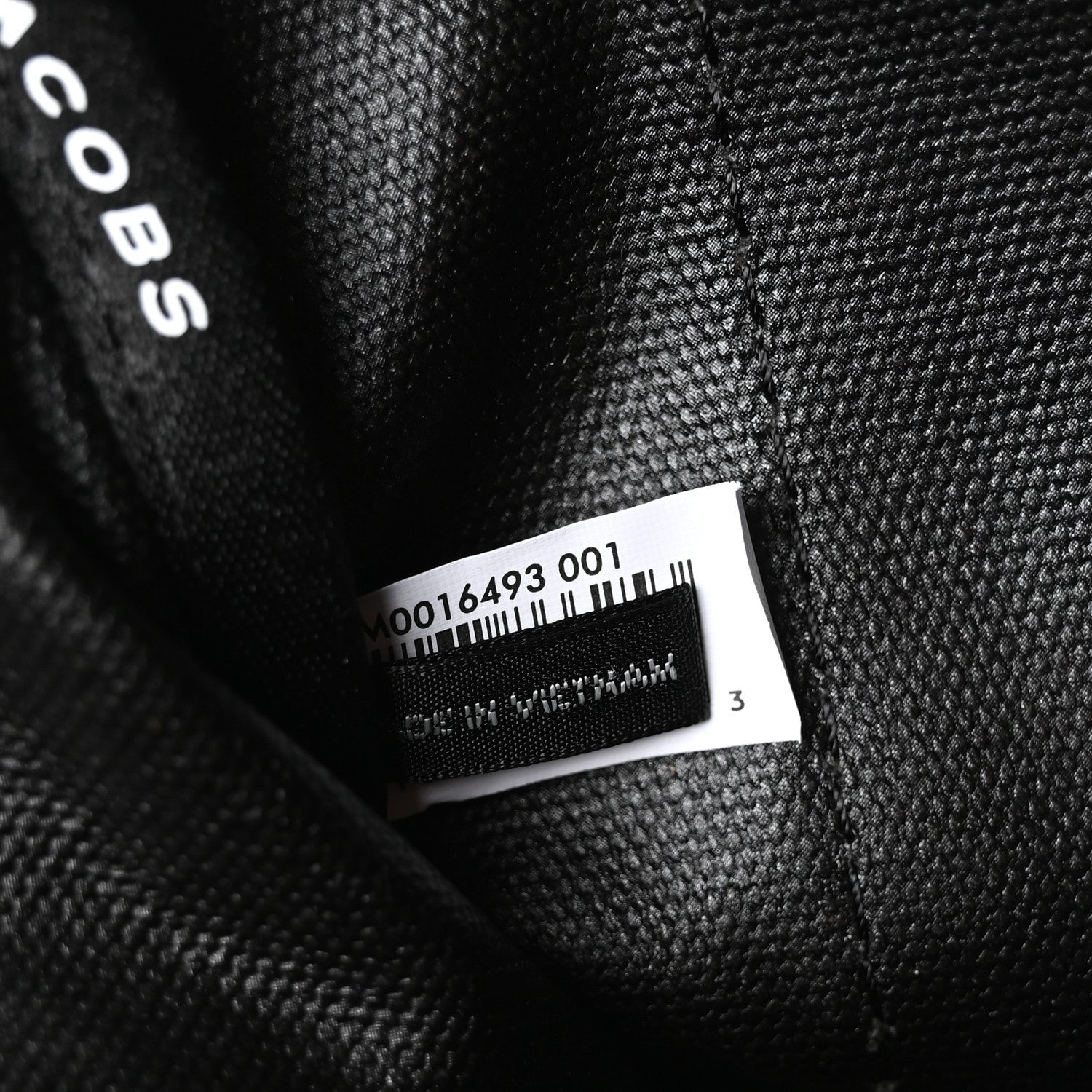 Marc Jacobs Cotton Canvas Small The Traveler Tote Bag Black 7 of 7