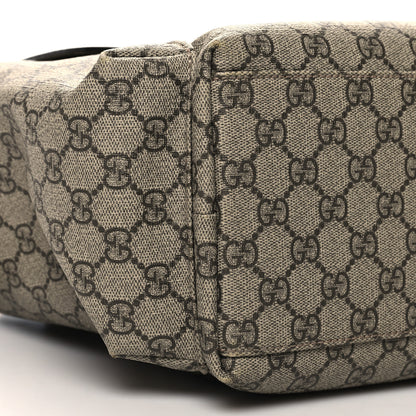 Gucci GG Plus Monogram Messenger Diaper Bag Dark Brown 10 of 13