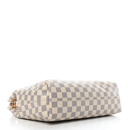 Louis Vuitton Damier Azur Graceful PM Rose Ballerine 3 of 4