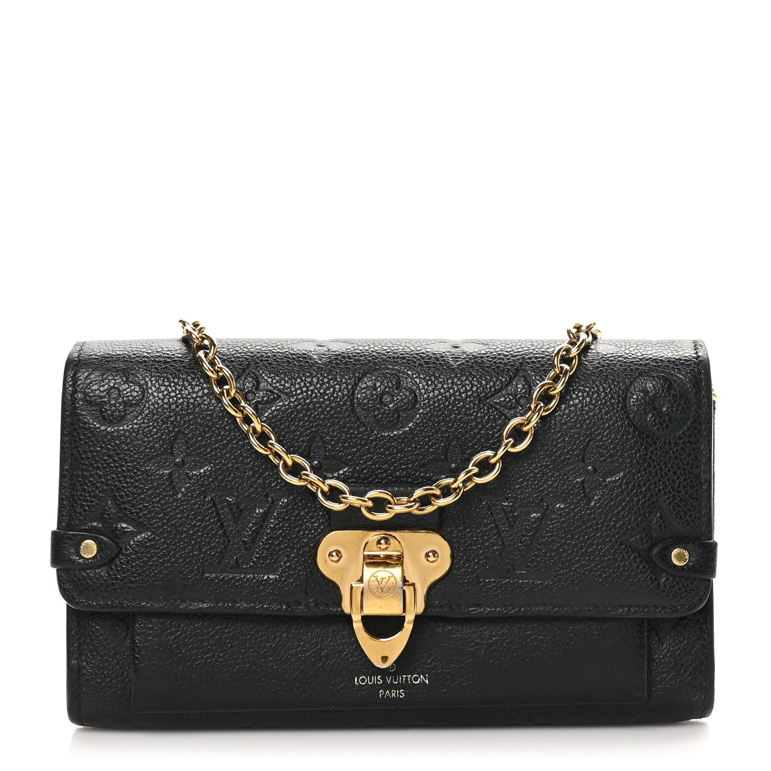 Louis Vuitton Empreinte Vavin Chain Wallet Black 1 of 7