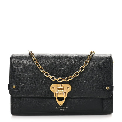 Louis Vuitton Empreinte Vavin Chain Wallet Black 1 of 7