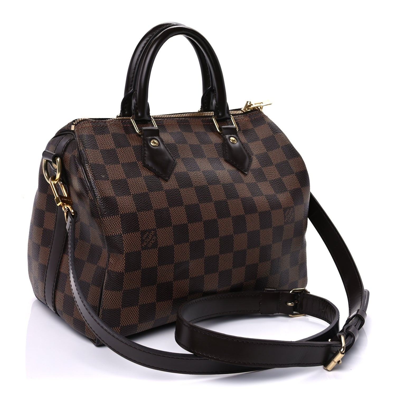 Louis Vuitton Damier Ebene Speedy Bandouliere 25 2 of 7