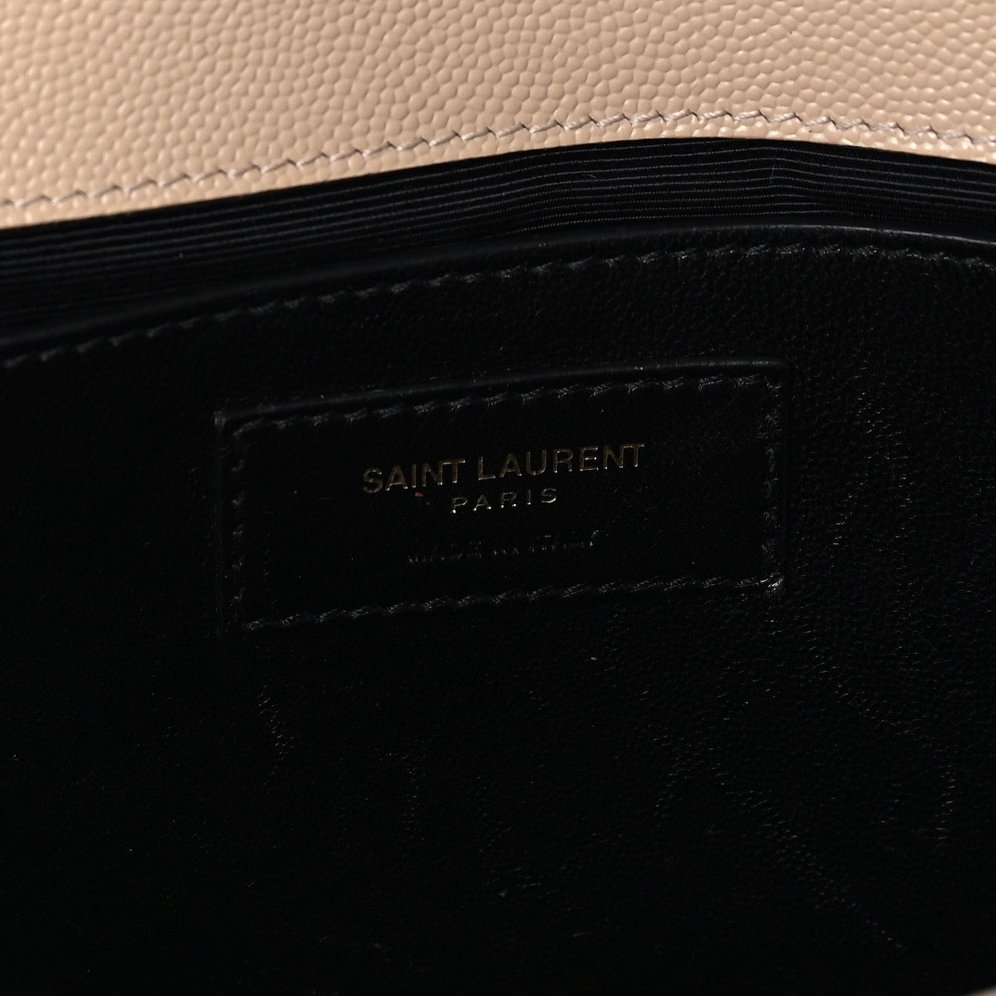 Grain De Poudre Classic Kate Clutch  Dark Beige