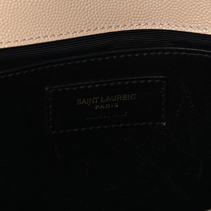 Saint Laurent Grain De Poudre Classic Kate Clutch  Dark Beige 7 of 7
