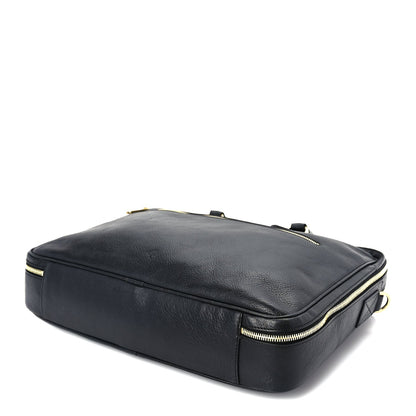Mulberry Grained Calfskin Heathcliffe Briefcase  Black 7 of 8