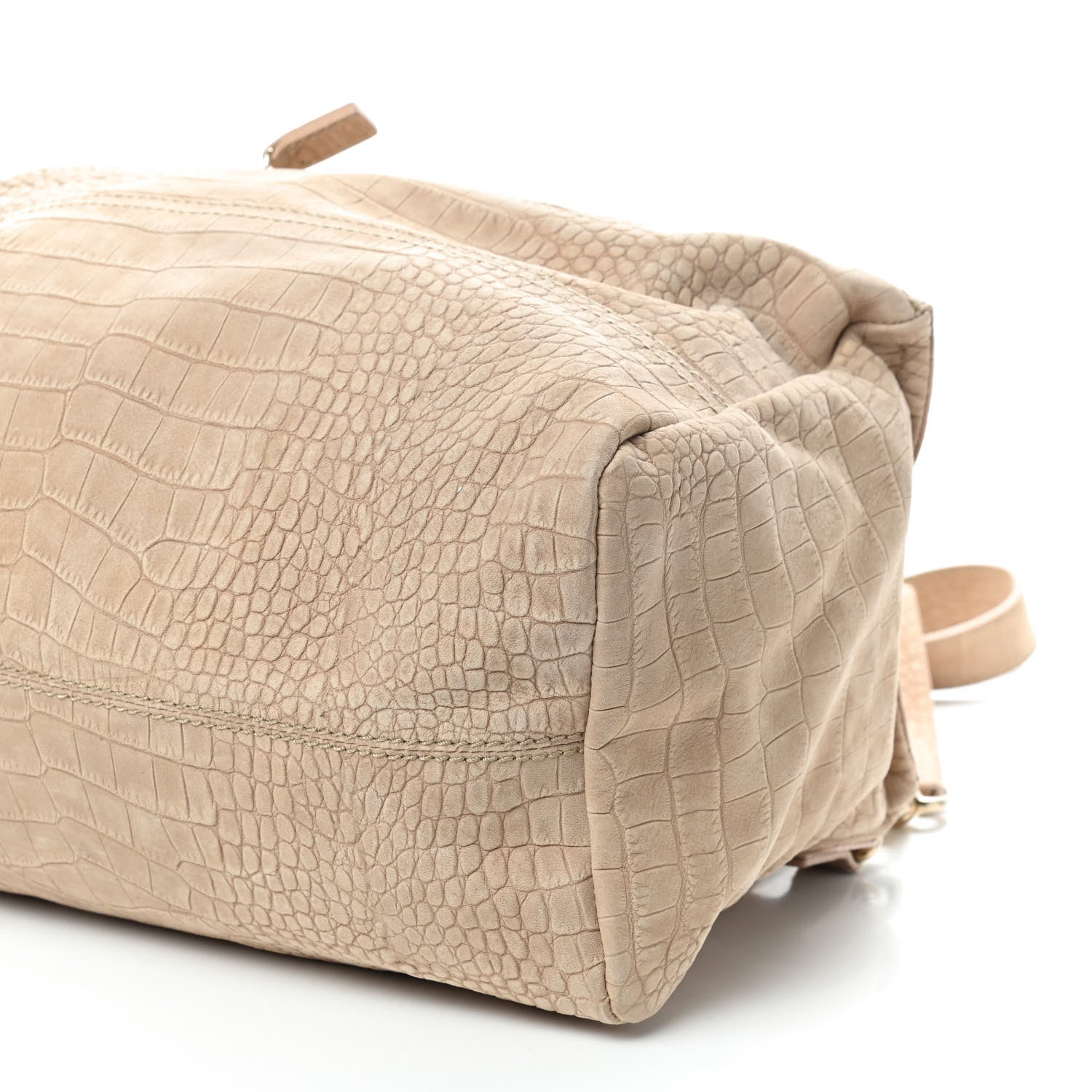 Givenchy Nubuck Crocodile Embossed Medium Pandora Beige 5 of 8