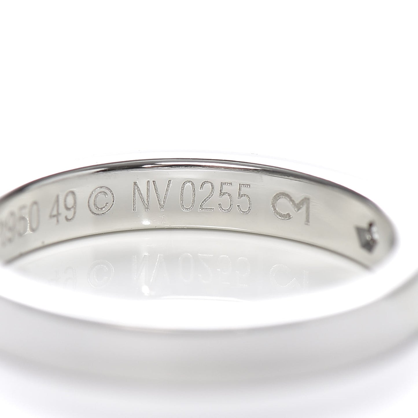 Platinum Diamond 3mm C De Wedding Band Ring 49 5