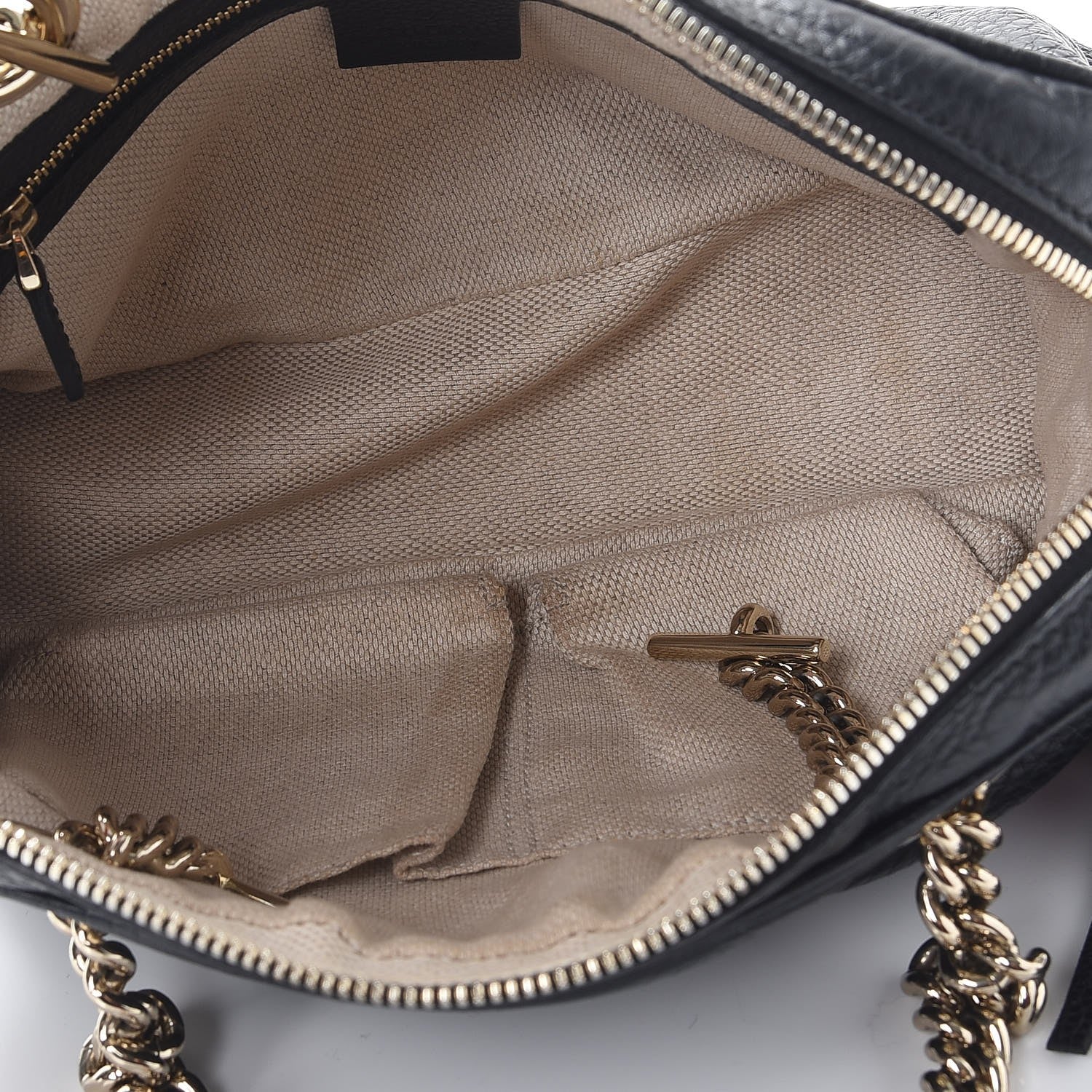 Gucci Pebbled Calfskin Small Soho Bowler Black 5 of 10