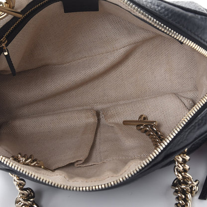 Gucci Pebbled Calfskin Small Soho Bowler Black 5 of 10