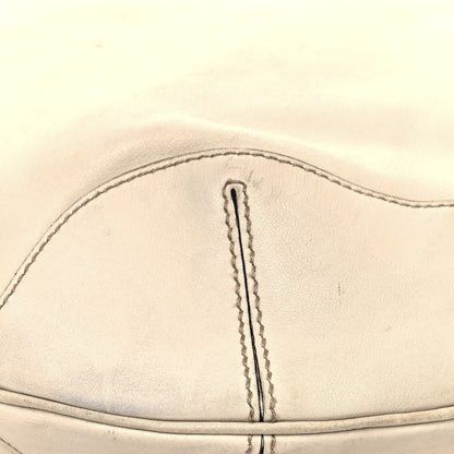 Gucci Calfskin Peggy Bamboo Top Handle Hobo Ivory 9 of 23