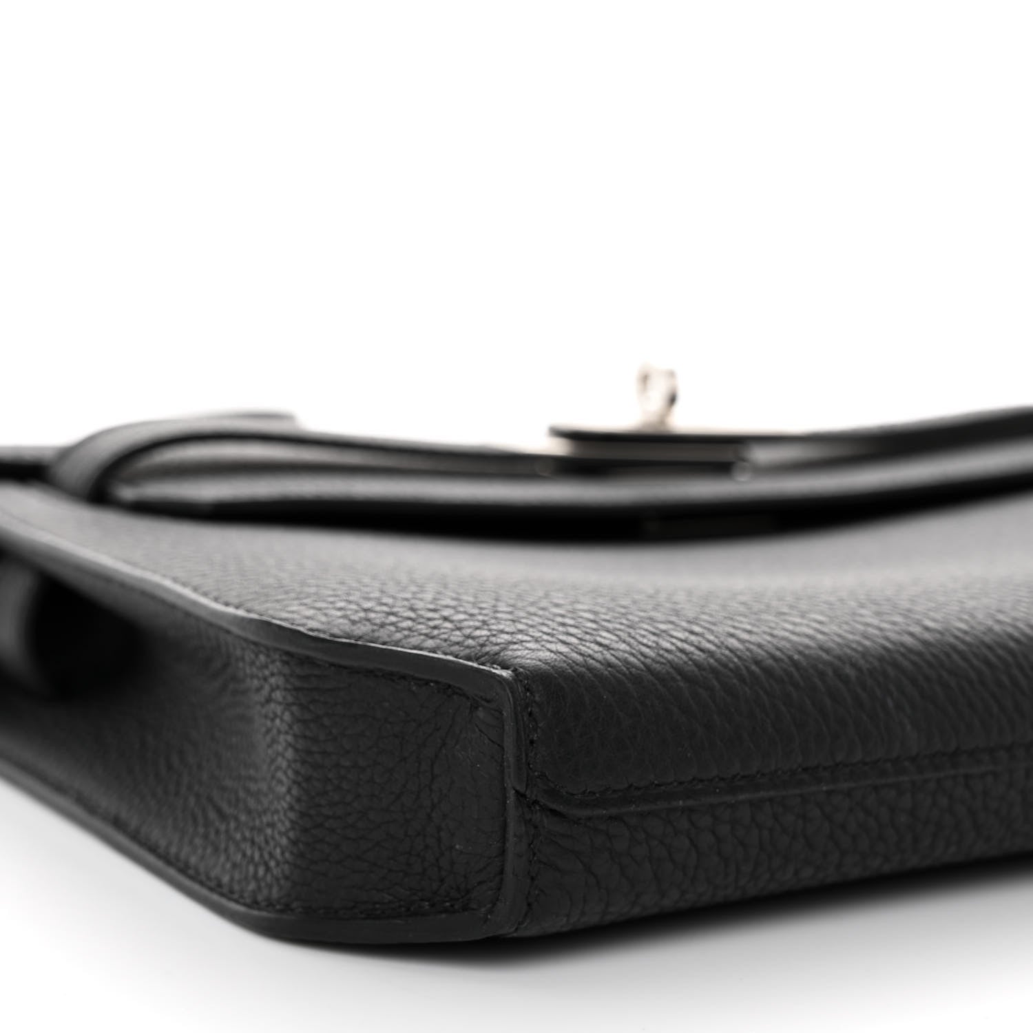 Hermes Togo Kelly Depeches 25 Pouch Black 9 of 11