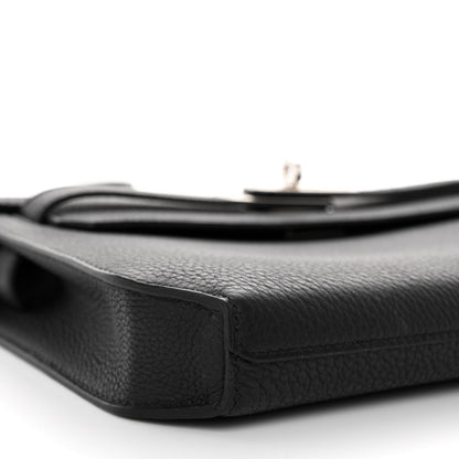Hermes Togo Kelly Depeches 25 Pouch Black 9 of 11