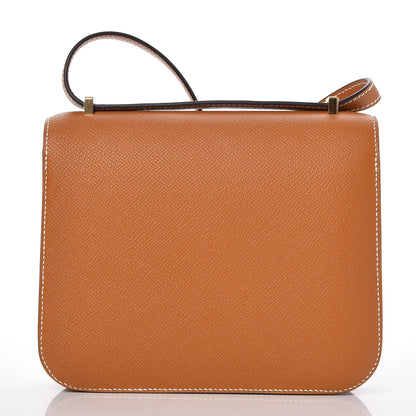 Hermes Epsom Constance 18 Toffee 4 of 17