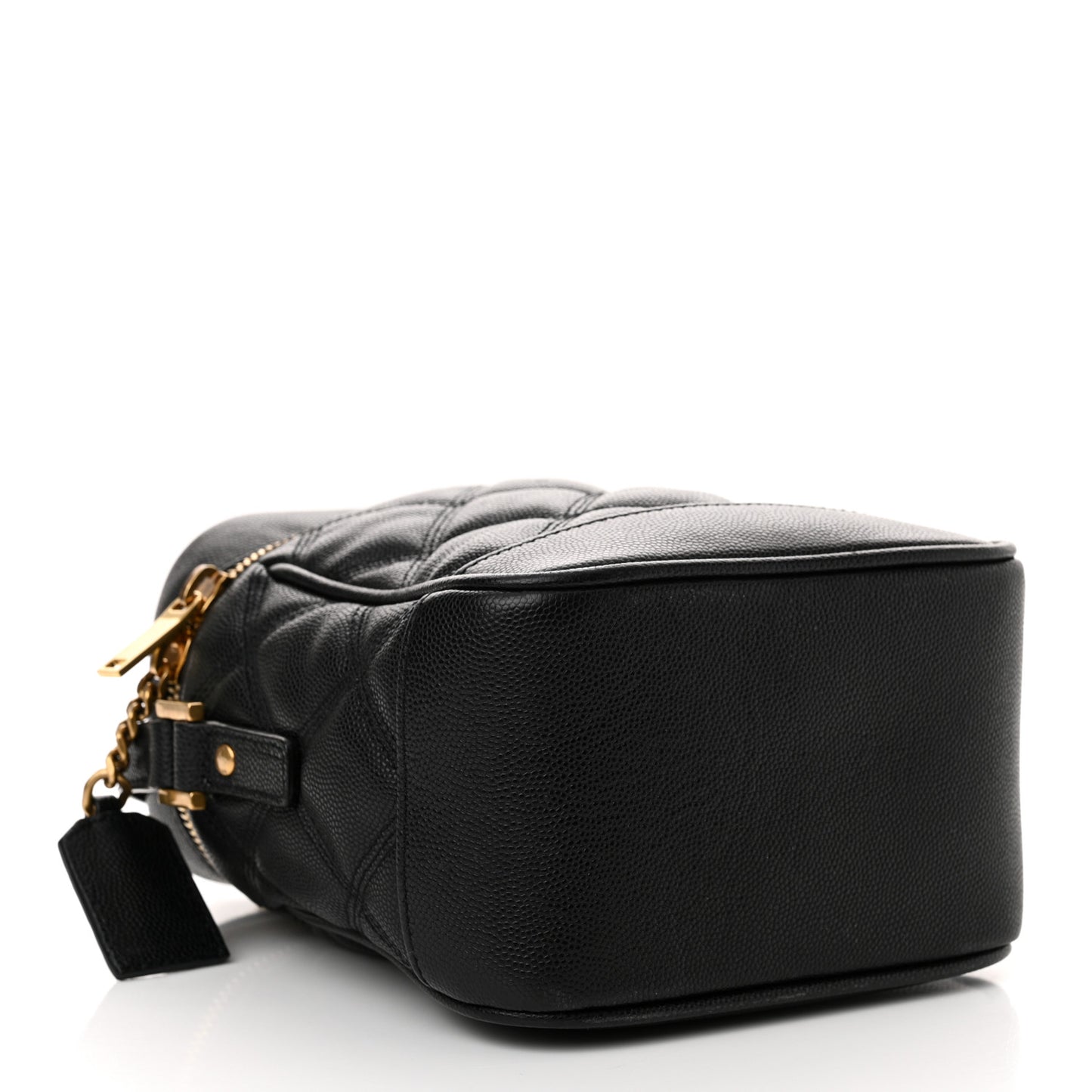 Grain de Poudre Quilted 80's Vanity Bag Black