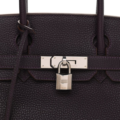 Hermes Togo Birkin 30 Raisin 8 of 11