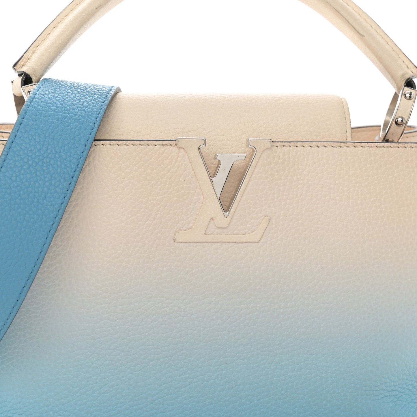 Taurillon Capucines MM Gradient Blue
