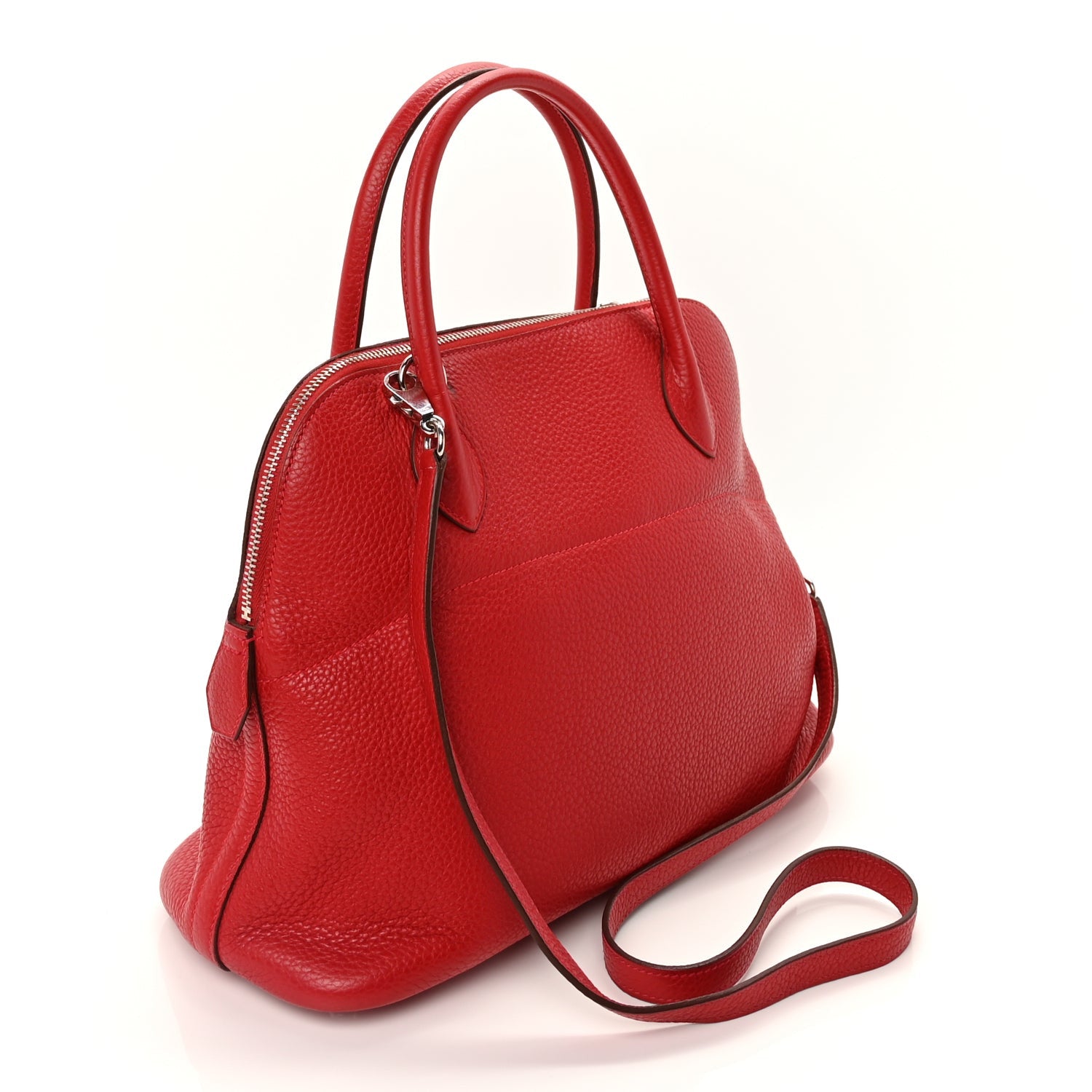 Hermes Taurillon Clemence Bolide 31 Rouge Casaque 2 of 8