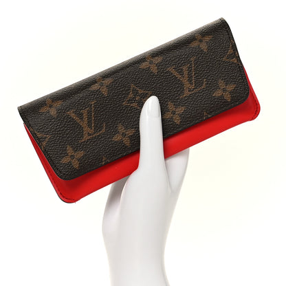 Louis Vuitton Monogram Woody Glasses Case Rouge 2 of 9