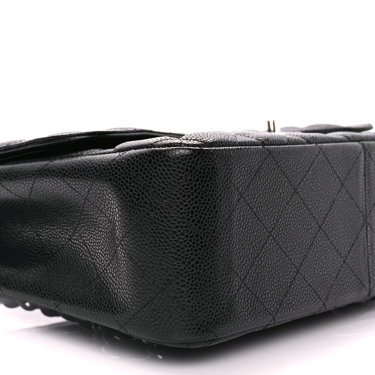 Chanel Caviar Quilted Jumbo Double Flap Black 8 of 10