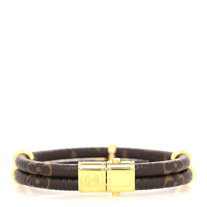 Louis Vuitton Monogram Keep It Twice Bracelet 17 3 of 4