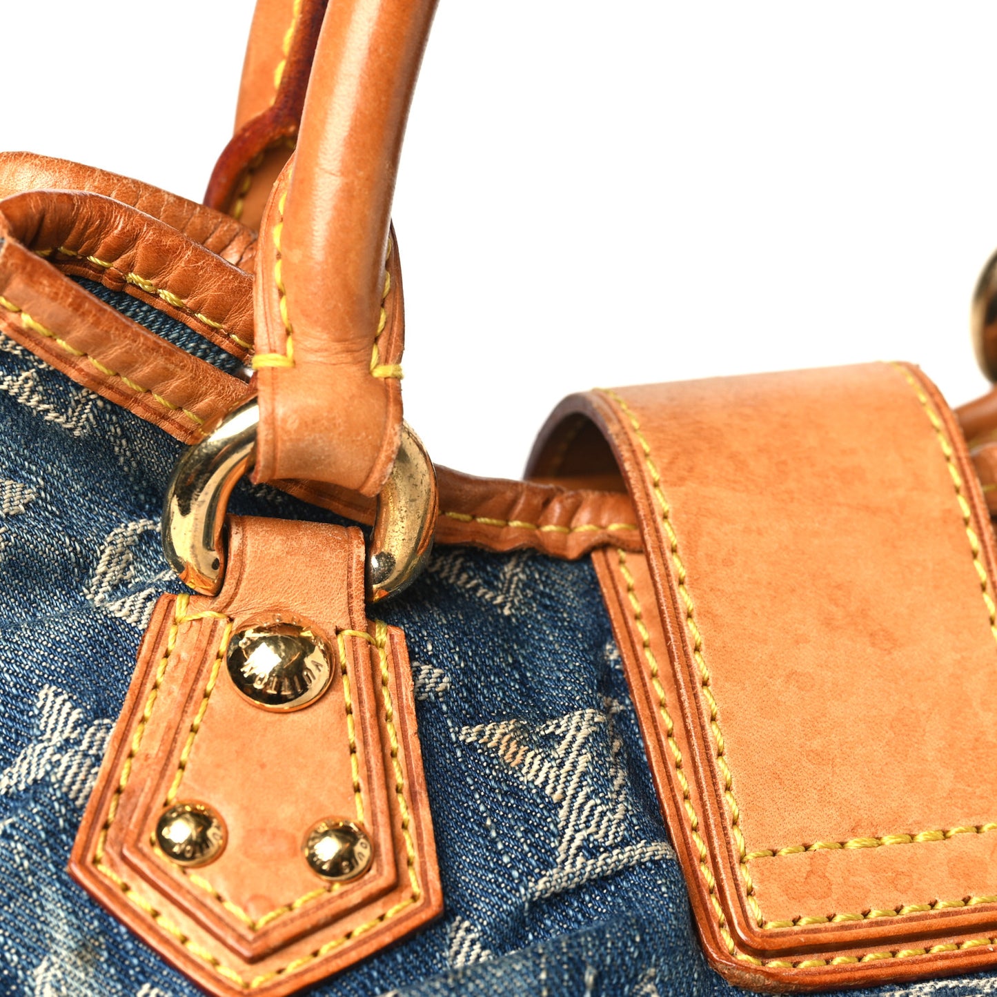 Monogram Denim Pleaty Blue