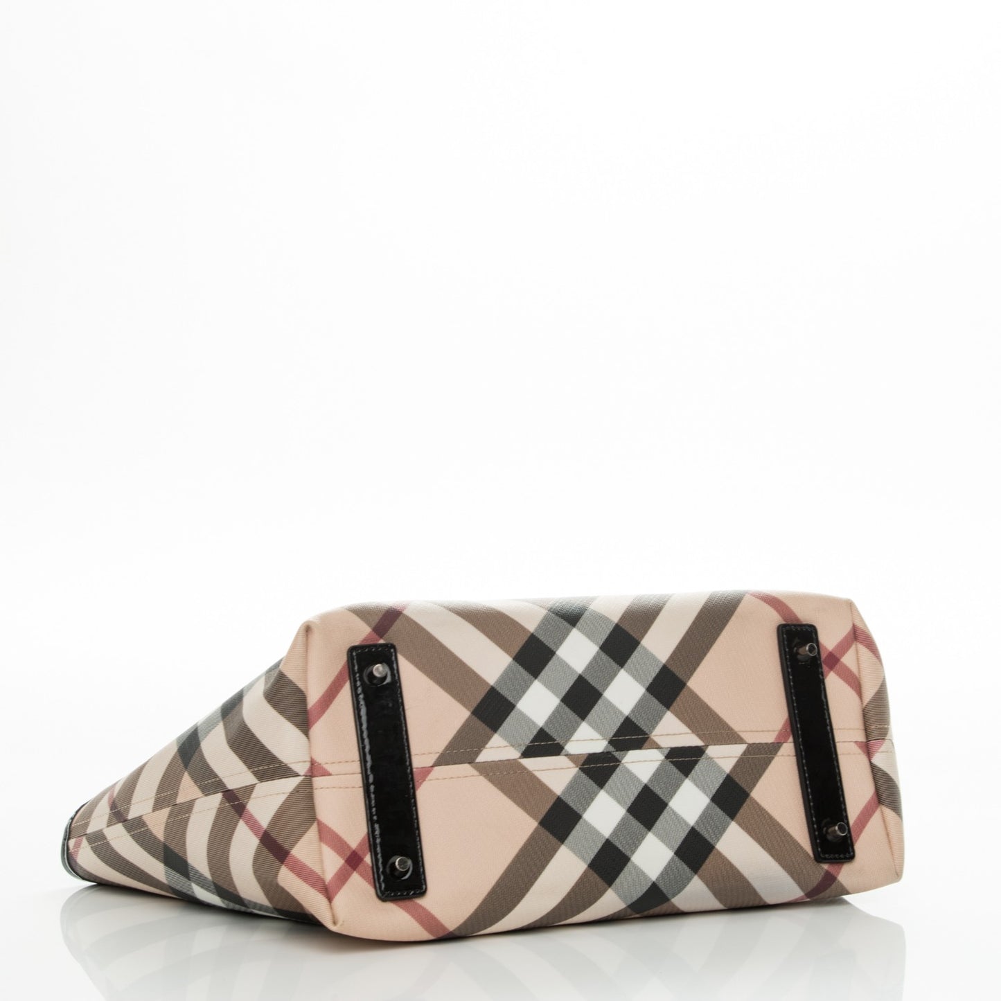 Supernova Check Small Nickie Tote Black