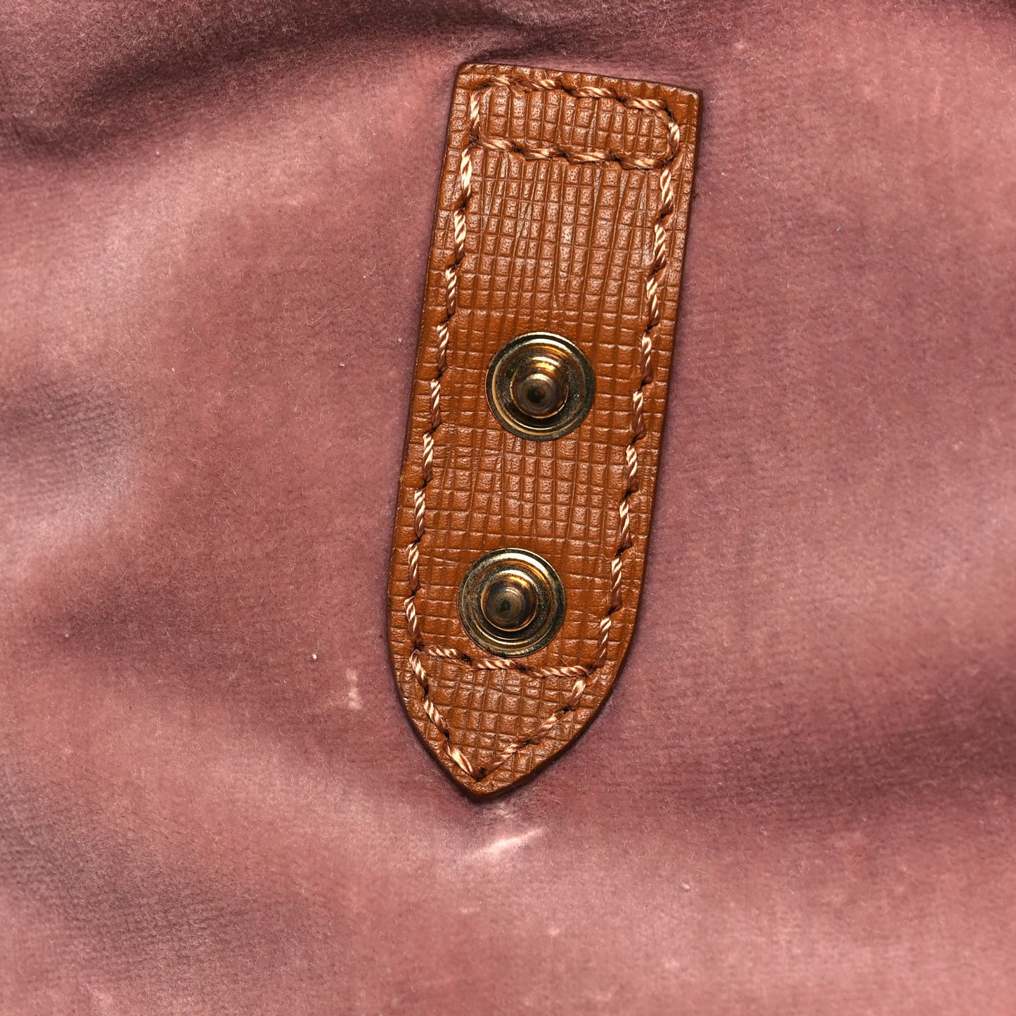 Velvet Large Rucksack Backpack Ash Pink