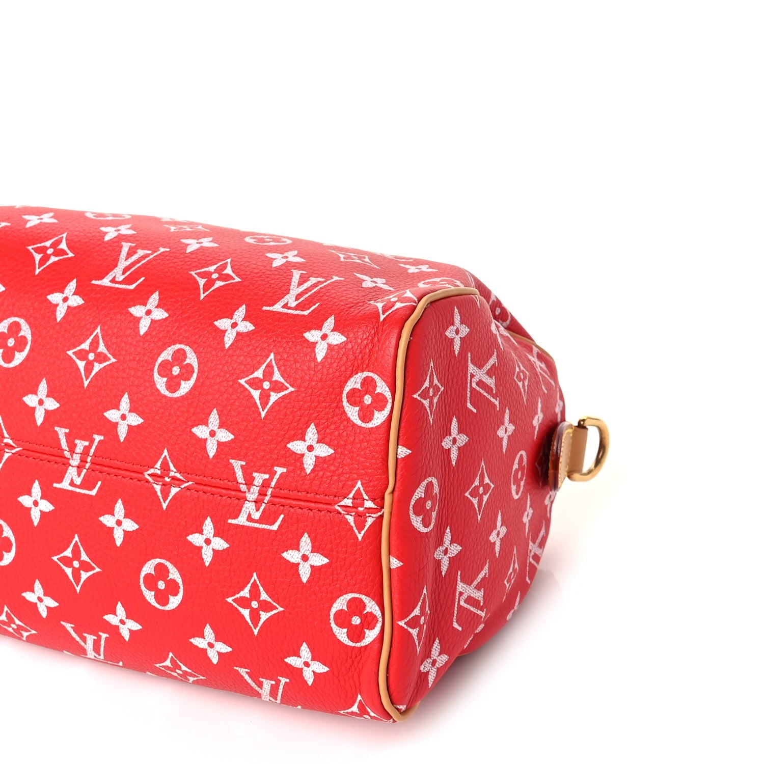 Louis Vuitton Soft Calfskin Monogram Speedy P9 Bandouliere 25 Red 8 of 8